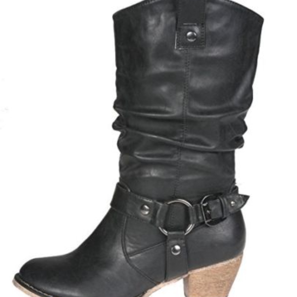 Refresh Women Wild-02 Western Style Cowboy Boots B